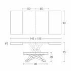 Konferenční stolek s transformovatelným designem vyrobený v italském dřevě - Vincenzo Viadurini