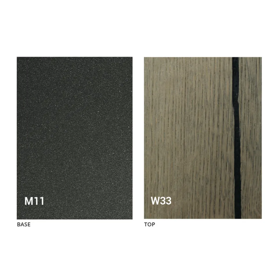 Transformace konferenčního stolku designu ze dřeva vyrobeného v Itálii - Vincenzo Viadurini