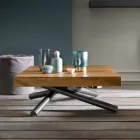 Konferenční stolek s transformovatelným designem vyrobený v italském dřevě - Vincenzo Viadurini