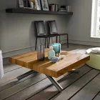 Konferenční stolek s transformovatelným designem vyrobený v italském dřevě - Vincenzo Viadurini