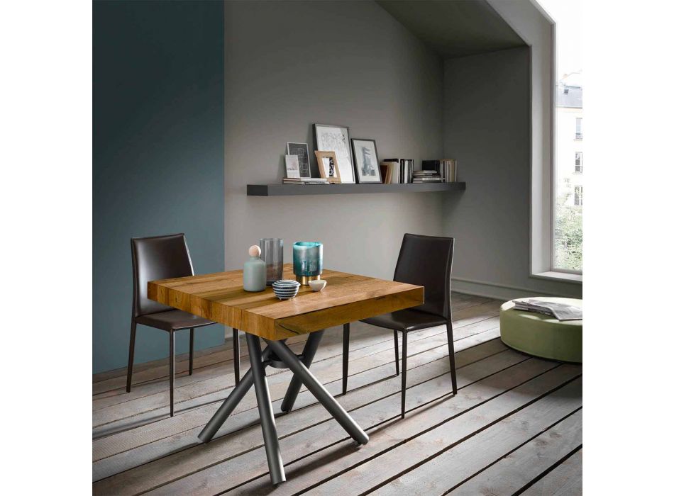 Konferenční stolek s transformovatelným designem vyrobený v italském dřevě - Vincenzo Viadurini