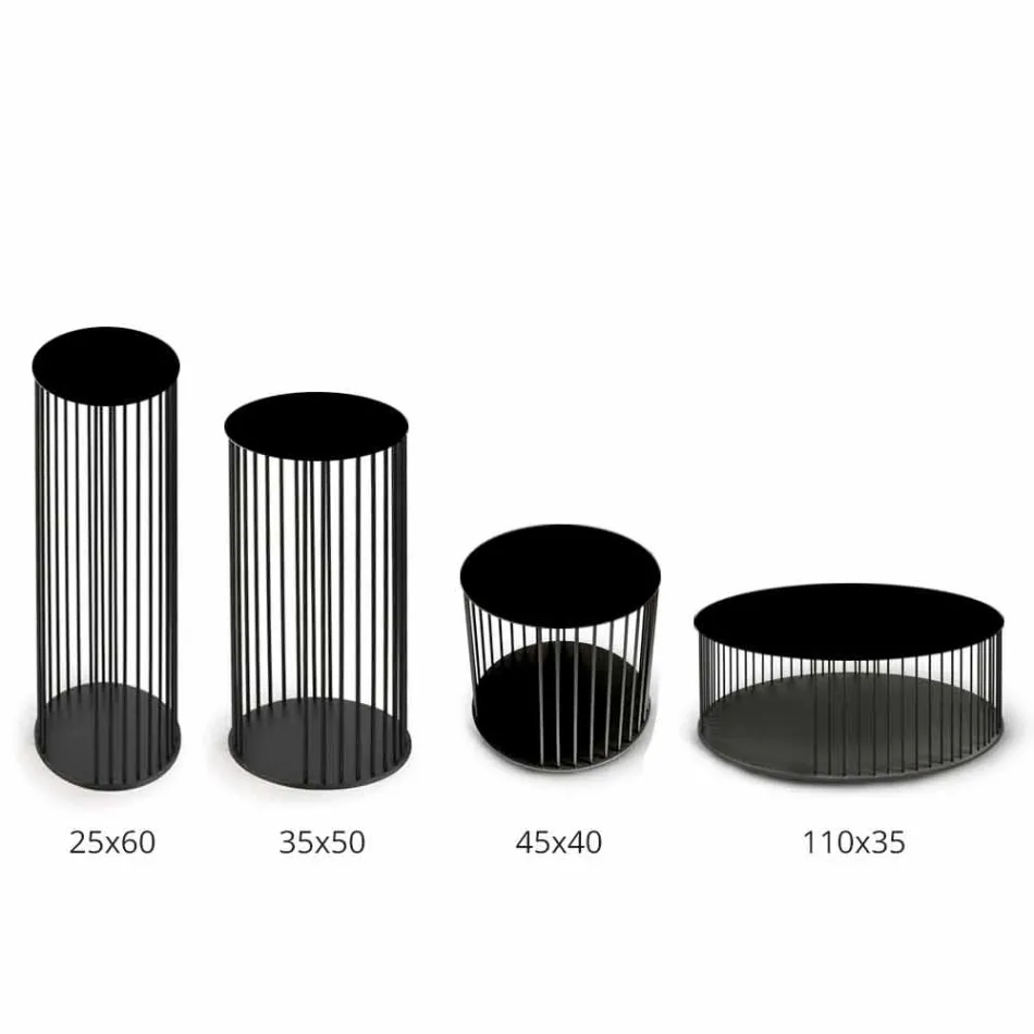 Konferenční stolek z kovaného křišťálu a kovu vyrobený v Itálii - Montebianco Viadurini