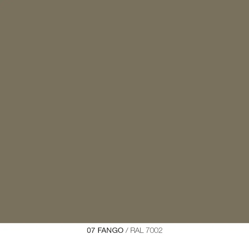 Kulatý kovový konferenční stolek, design v různých barvách a 2 velikostech - Olesya Viadurini