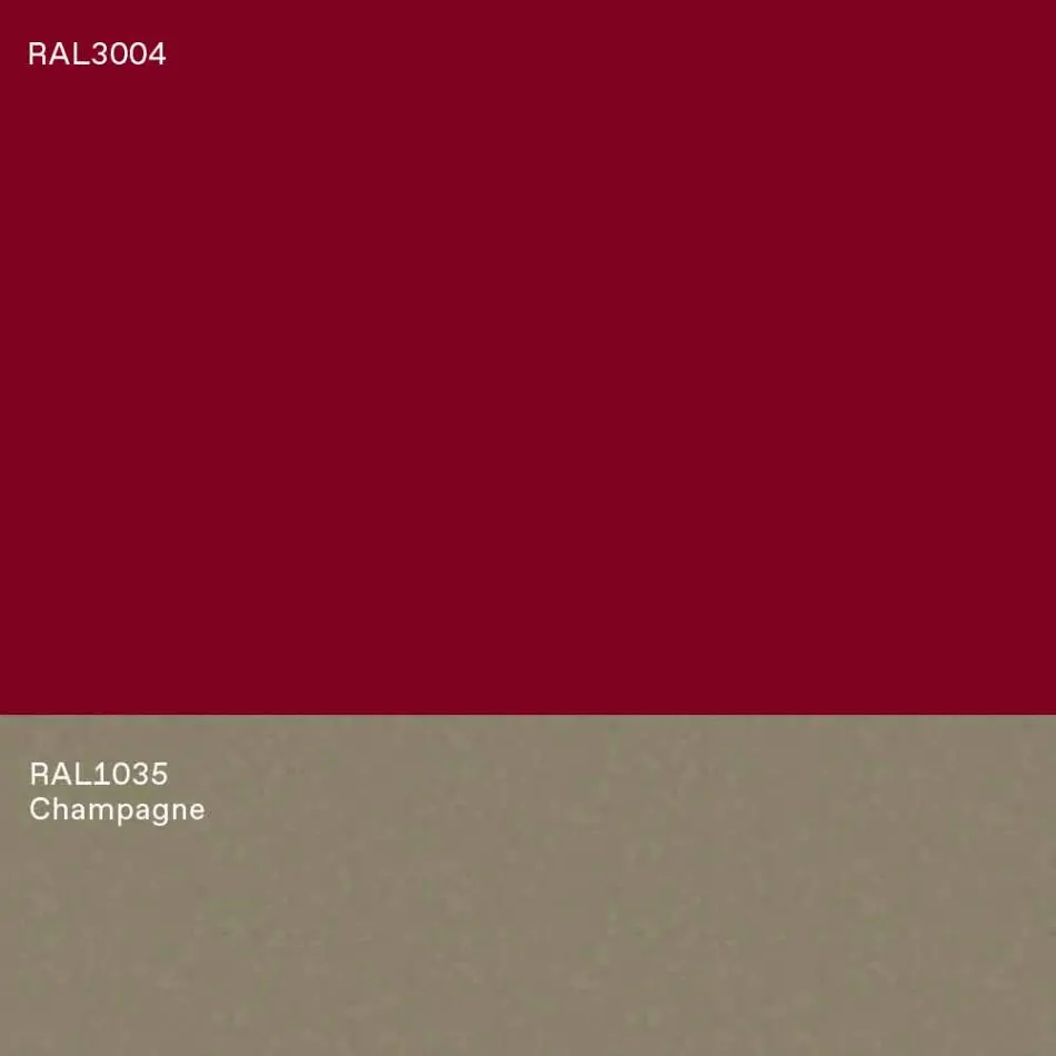 Moderní konferenční stolek s nízkým designem, modrý nebo vínový s prstenem - Lok Viadurini