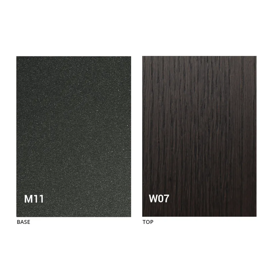 Moderní transformační konferenční stolek ze dřeva a kovu vyrobený v Itálii - Fabio Viadurini