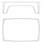 Venkovní stolek Vondom z polypropylenu Viadurini