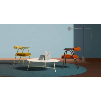 Barevný moderní konferenční stolek s kulatým designem do obývacího pokoje - Boogie