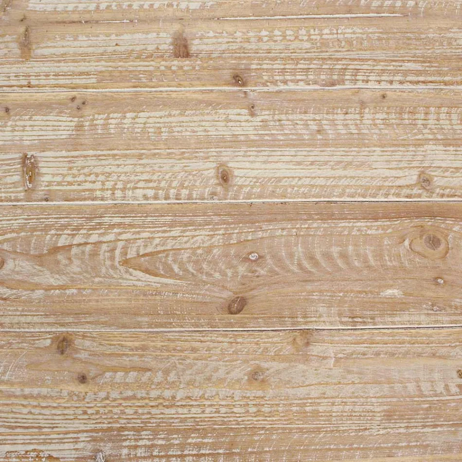 Konferenční stolek do obývacího pokoje z jedlového dřeva a oceli - Ilenia Viadurini