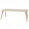 Konferenční stolek s mramorovým efektem, 3 barvy, 2 velikosti - dřevo Faz od Vondom