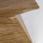 Homemotion Pyramidal Sheesham Wood Konferenční stolek - Torrice Viadurini