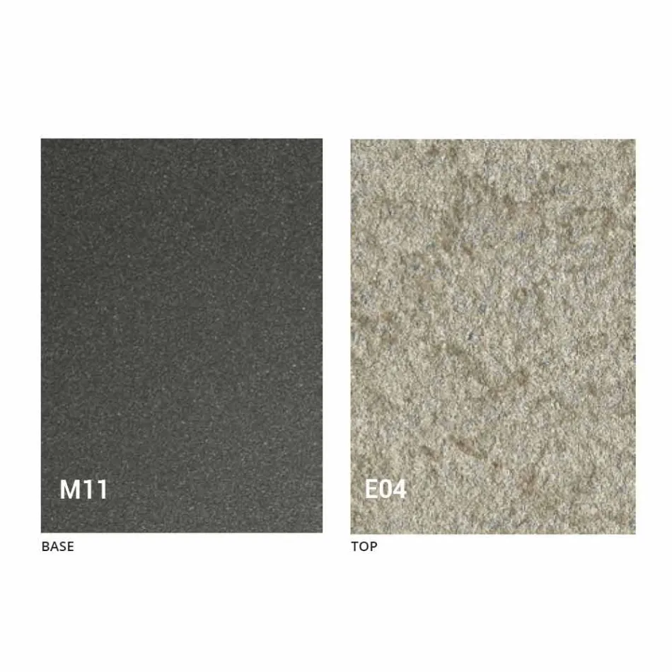 Transformovatelný konferenční stolek s efektem malty Top vyrobený v Itálii - romantický Viadurini