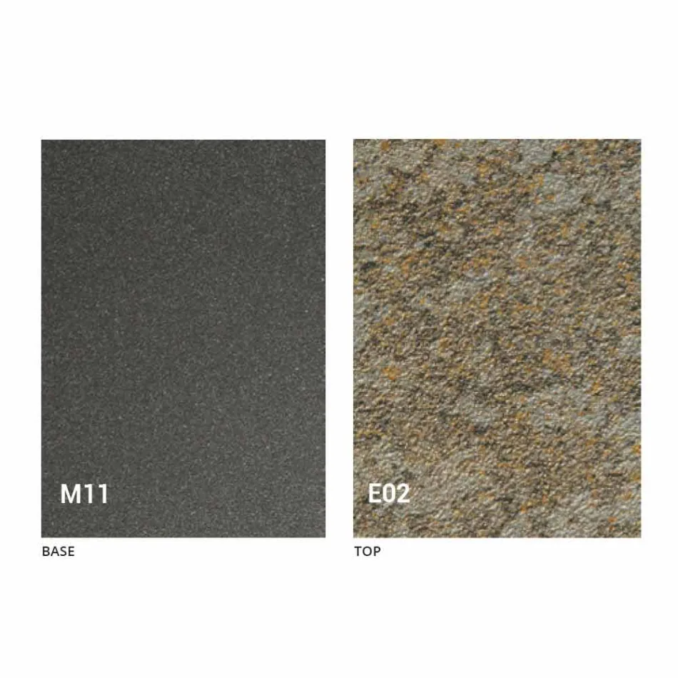 Transformovatelný konferenční stolek s efektem malty Top vyrobený v Itálii - romantický Viadurini