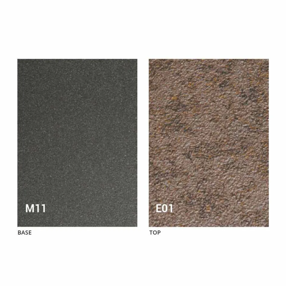 Transformovatelný konferenční stolek s efektem malty Top vyrobený v Itálii - romantický Viadurini