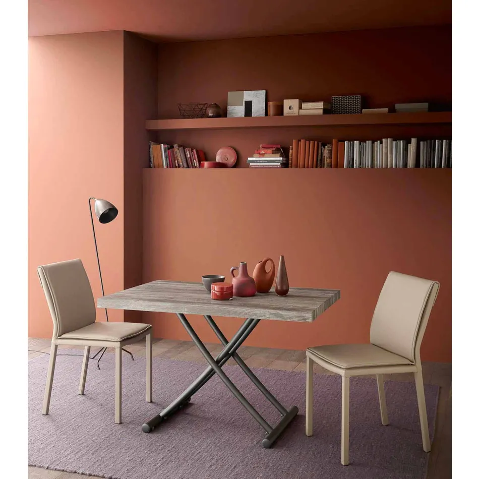 Konferenční stolek přeměnitelný na designový kuchyňský stůl Made in Italy - Genio Viadurini