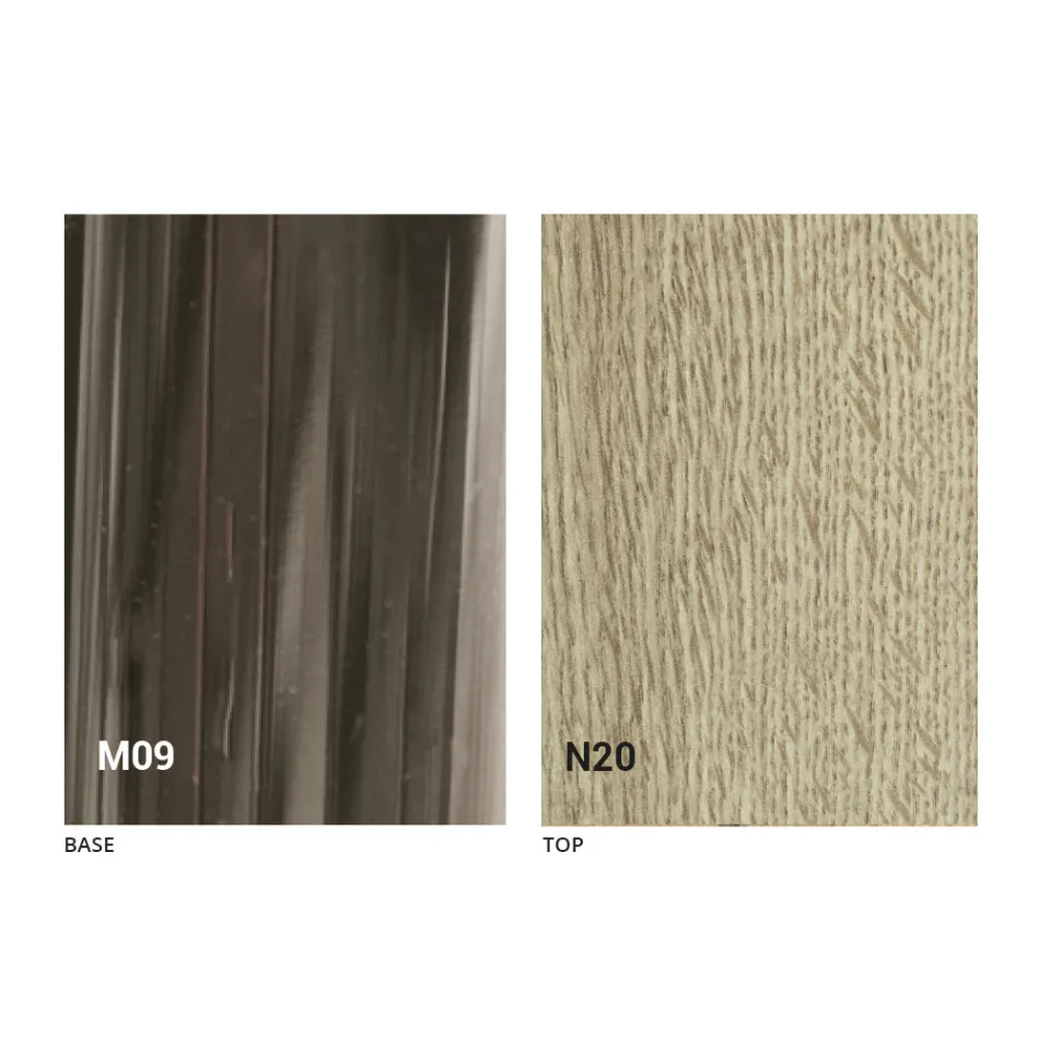 Moderní transformační konferenční stolek ze dřeva a kovu vyrobený v Itálii - Gabri Viadurini