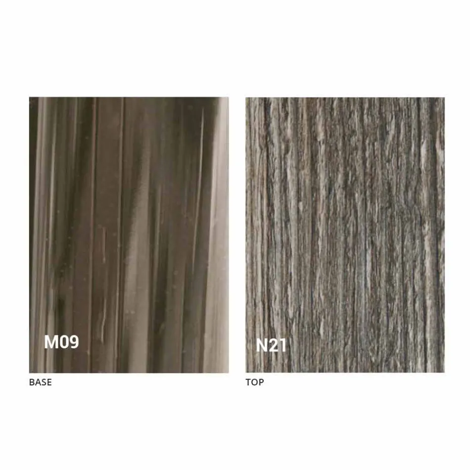 Moderní transformovatelný konferenční stolek ze dřeva a kovu vyrobený v Itálii - Gabri Viadurini