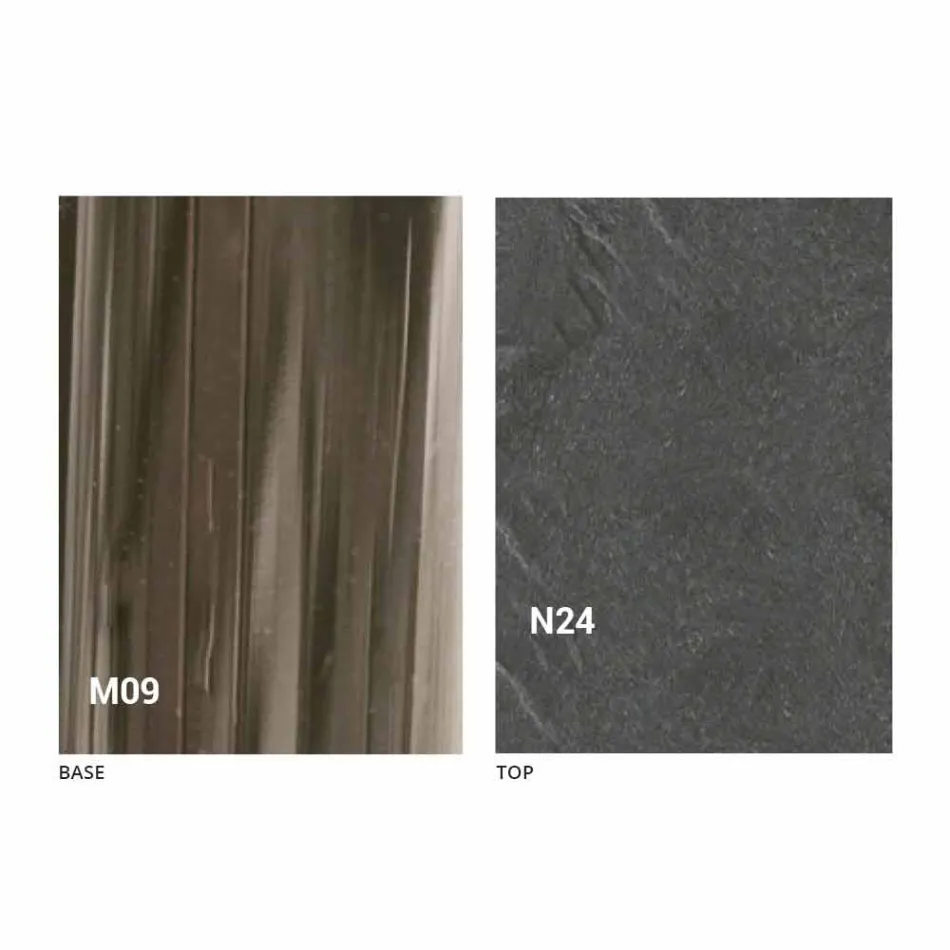 Moderní transformovatelný konferenční stolek ze dřeva a kovu vyrobený v Itálii - Gabri Viadurini