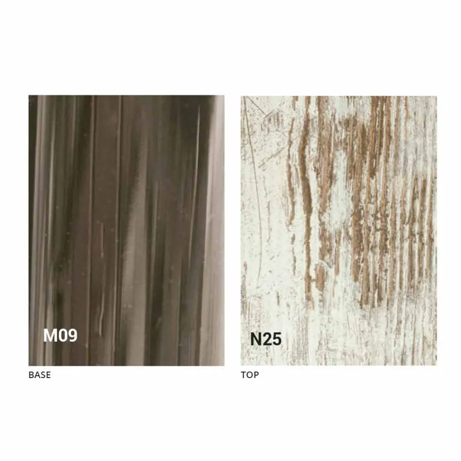 Moderní transformovatelný konferenční stolek ze dřeva a kovu vyrobený v Itálii - Gabri Viadurini