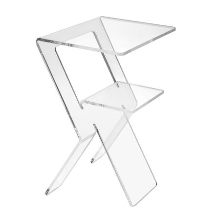Pohovkový stůl z průhledného vnitřního nebo venkovního plexiskla - Platano Viadurini
