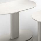 Venkovní konferenční stolek z hliníku a oceli Made in Italy - Plinto by Varaschin Viadurini