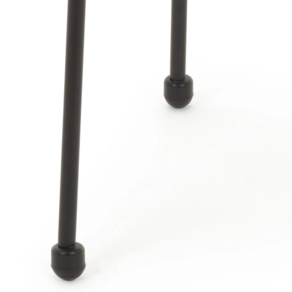 Venkovní ocelový konferenční stolek s designovou skleněnou deskou - Spumolizia Viadurini