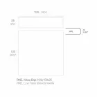 Venkovní konferenční stolek z hliníku a hranatého černého laminátu - Suave od Vondom Viadurini