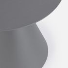 Venkovní konferenční stolek z lakovaného hliníku se zaoblenou deskou, Homemotion - Tafari Viadurini