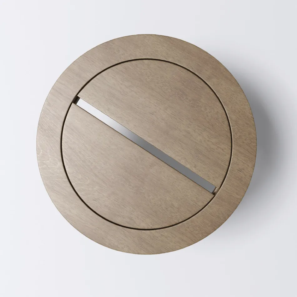 Venkovní konferenční stolek z teakového dřeva Made in Italy - Briga Viadurini