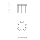 Venkovní konferenční stolek z teakového dřeva Made in Italy - Briga Viadurini