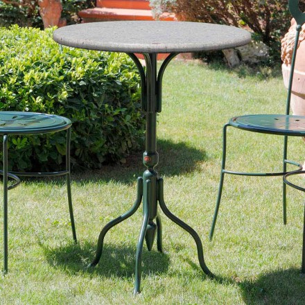 Kamenný venkovní konferenční stolek ručně vyrobený v Itálii - Livigno Viadurini