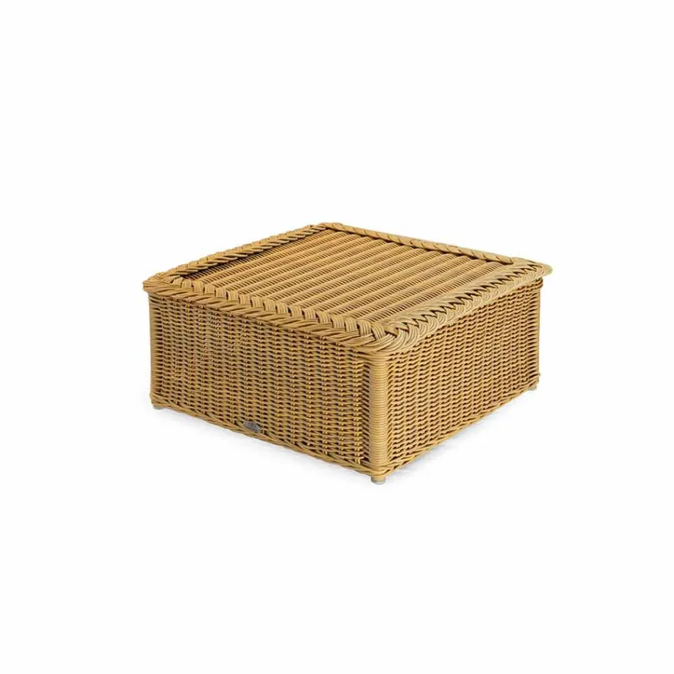 Stůl pro venkovní použití vyrobeny výhradně z polyetylenu splétané ruky Matt Viadurini