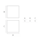 Světlý venkovní konferenční stolek z bílého polyetylenu Vyrobeno v Itálii - Derti Viadurini