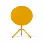 Kulatý venkovní kovový a plechový stůl vyrobený v Itálii - Alberic Viadurini