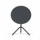 Kulatý venkovní kovový a plechový stůl vyrobený v Itálii - Alberic Viadurini