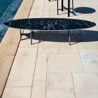 Venkovní konferenční stolek Ocelová konstrukce Made in Italy – Begin by Myyour Viadurini