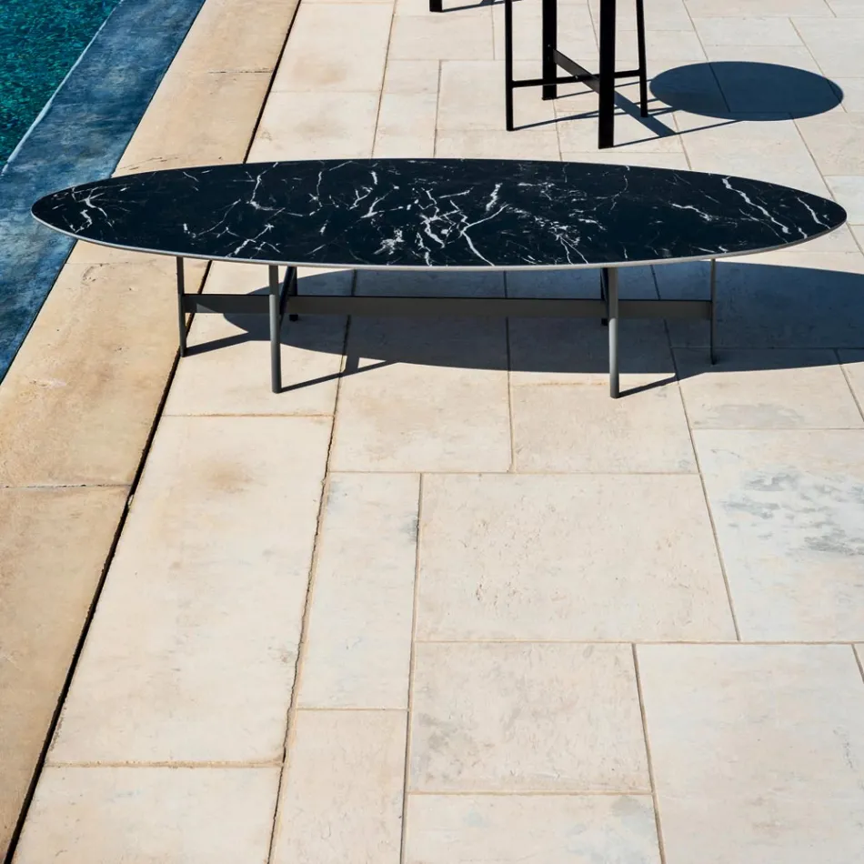 Venkovní konferenční stolek Ocelová konstrukce Made in Italy – Begin by Myyour Viadurini