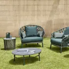 Podstavec zahradního konferenčního stolku z hliníku Made in Italy - Emma by Varaschin Viadurini