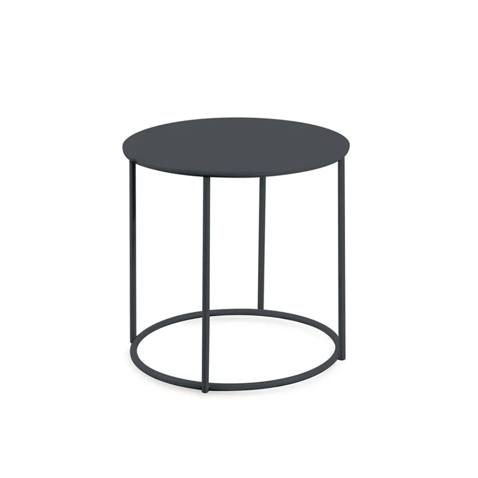 Zahradní konferenční stolek z pozinkované oceli různých velikostí Made in Italy - Brienne Viadurini