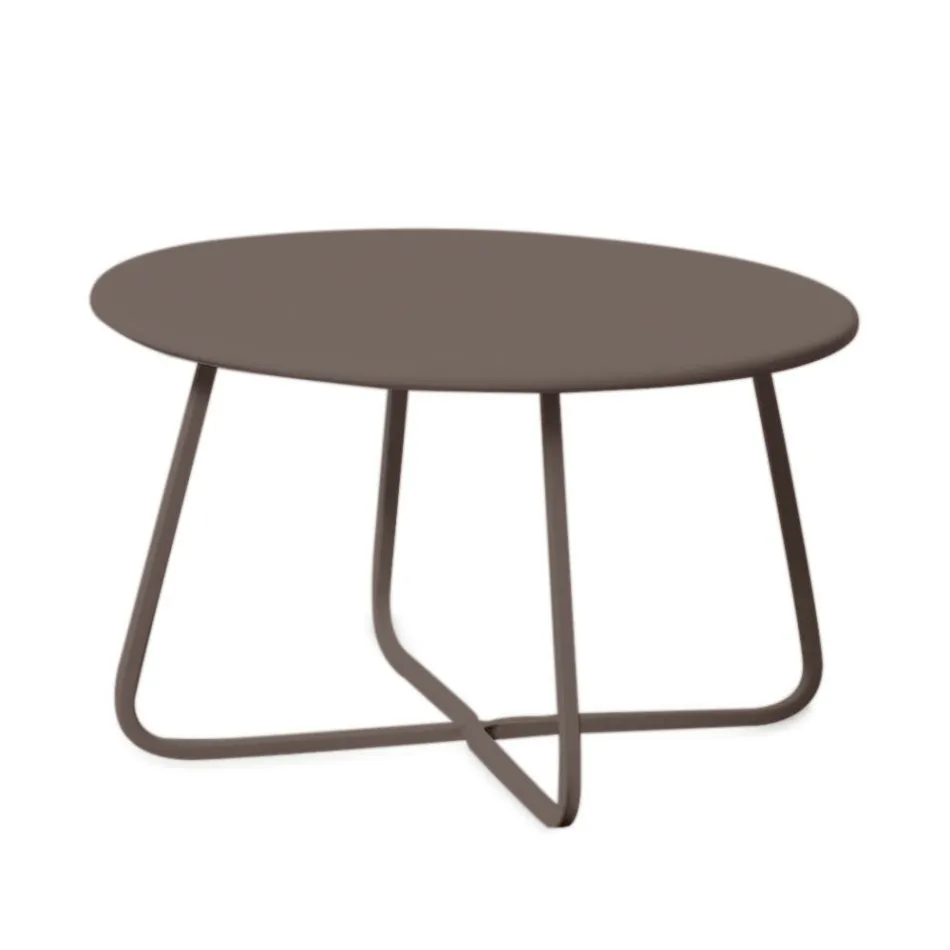 Zahradní konferenční stolek z pozinkované oceli Made in Italy - Brienne Viadurini