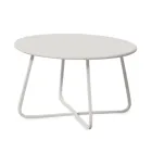 Zahradní konferenční stolek z pozinkované oceli Made in Italy - Brienne Viadurini