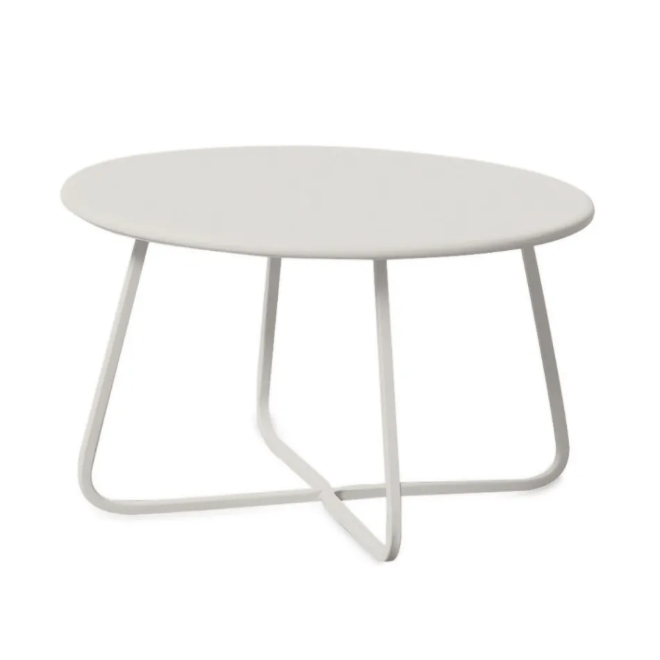 Zahradní konferenční stolek z pozinkované oceli Made in Italy - Brienne Viadurini