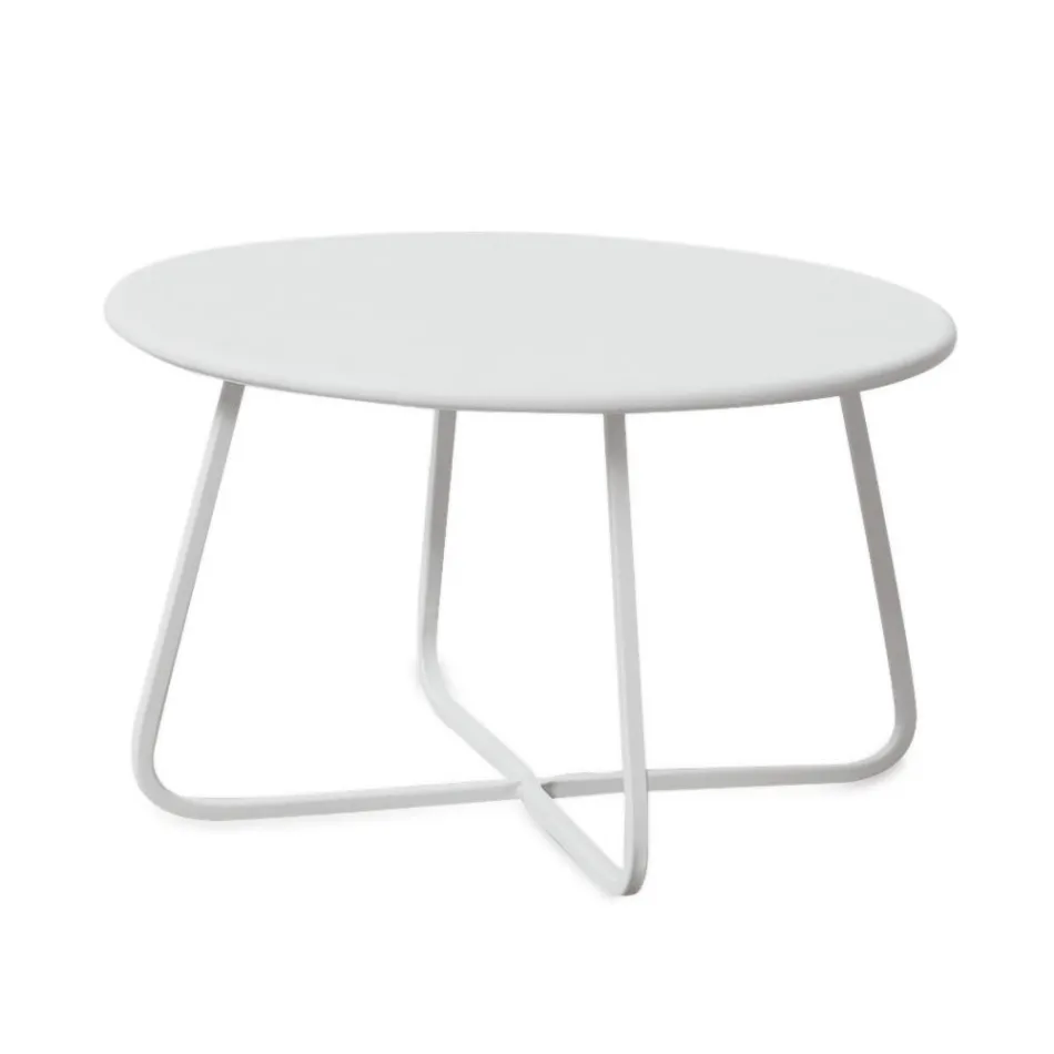 Zahradní konferenční stolek z pozinkované oceli Made in Italy - Brienne Viadurini