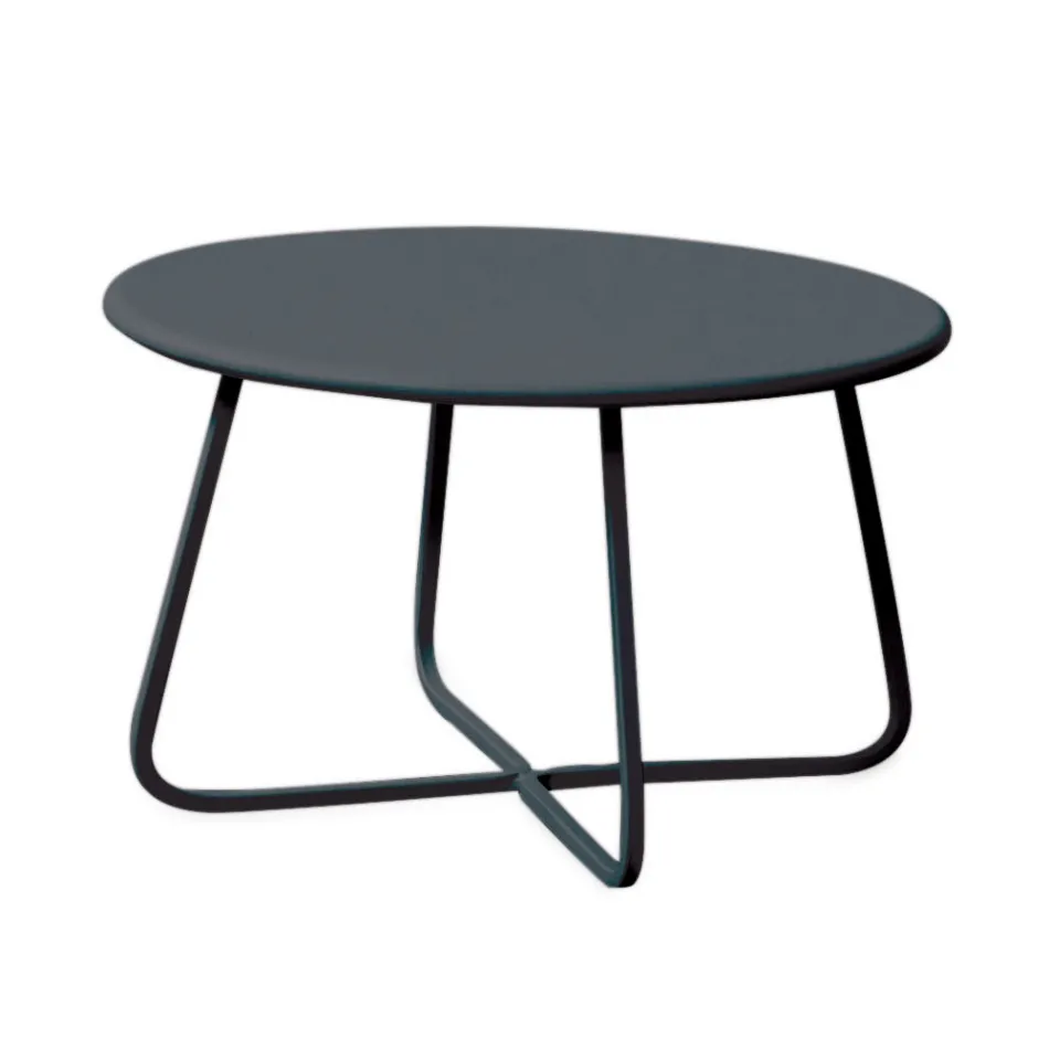 Zahradní konferenční stolek z pozinkované oceli Made in Italy - Brienne Viadurini