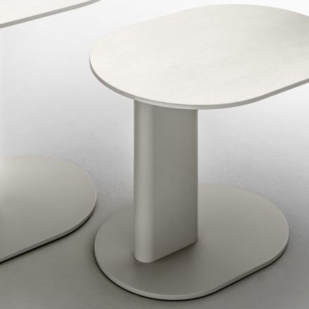 Hliníkový zahradní konferenční stolek Made in Italy - Plinto by Varaschin Viadurini