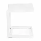 Zahradní konferenční stolek z lakovaného hliníku Homemotion, 2 kusy - Rodric Viadurini