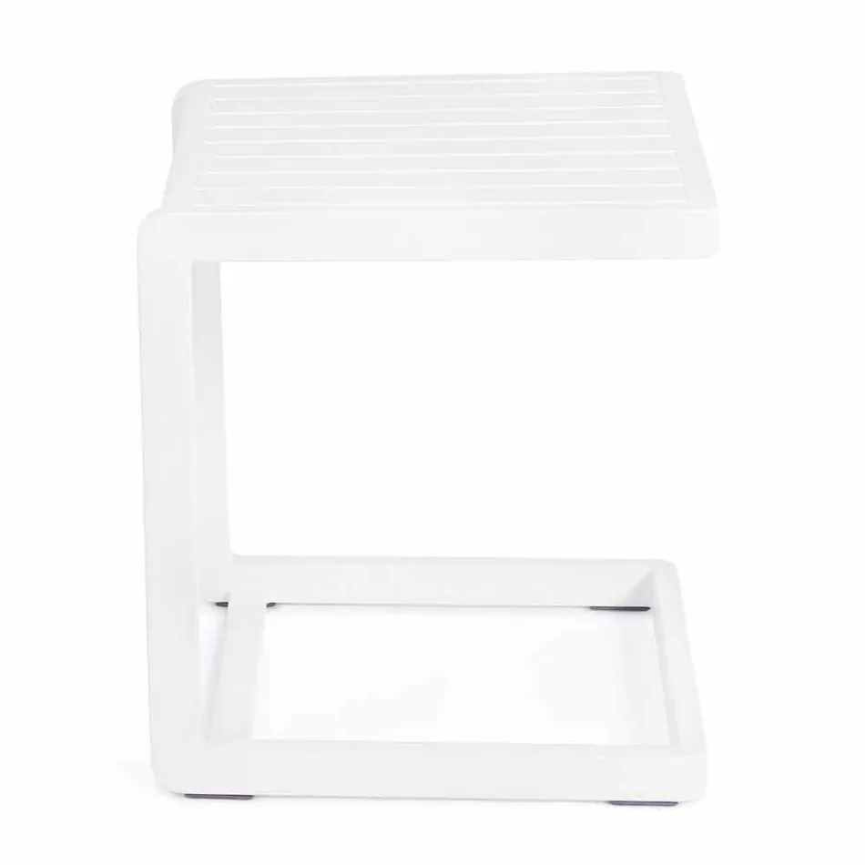 Zahradní konferenční stolek z lakovaného hliníku Homemotion, 2 kusy - Rodric Viadurini