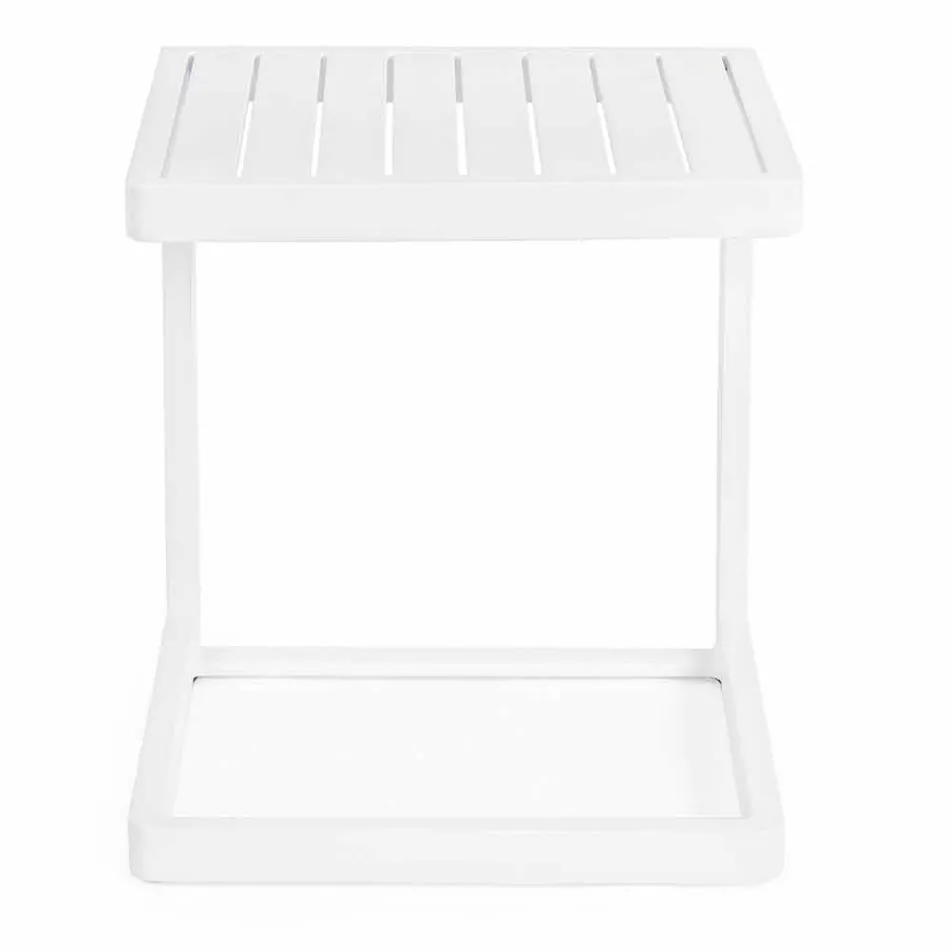 Zahradní konferenční stolek z lakovaného hliníku Homemotion, 2 kusy - Rodric Viadurini