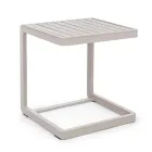 Zahradní konferenční stolek z lakovaného hliníku, Homemotion, 2 kusy - Rodric Viadurini