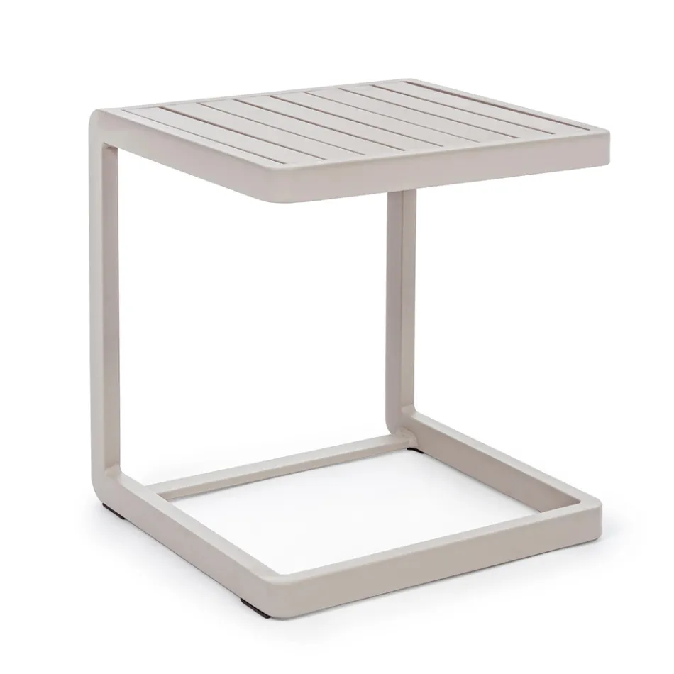 Zahradní konferenční stolek z lakovaného hliníku, Homemotion, 2 kusy - Rodric Viadurini