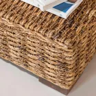 Zahradní konferenční stolek z přírodního vlákna Abaca - Lagertha Viadurini